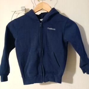 Carhartt Kids Blue Zip-Up‎ Hoodie Sz.XS